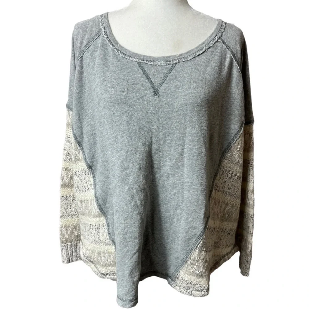 Free People Beautiful Sinner Oversized Knit Sweater
